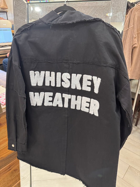 Whiskey Weather Black Jacket