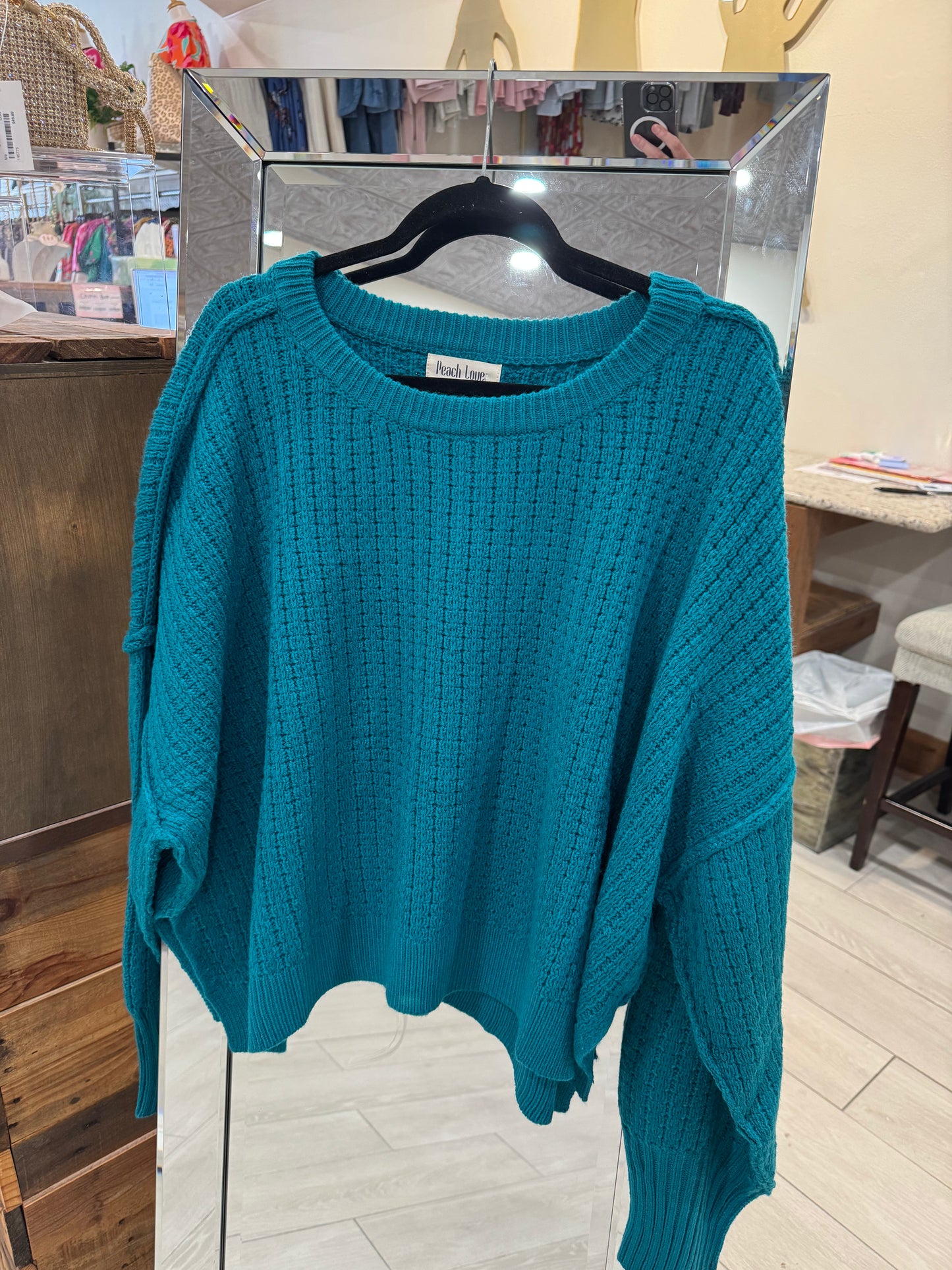 Teal Sweater