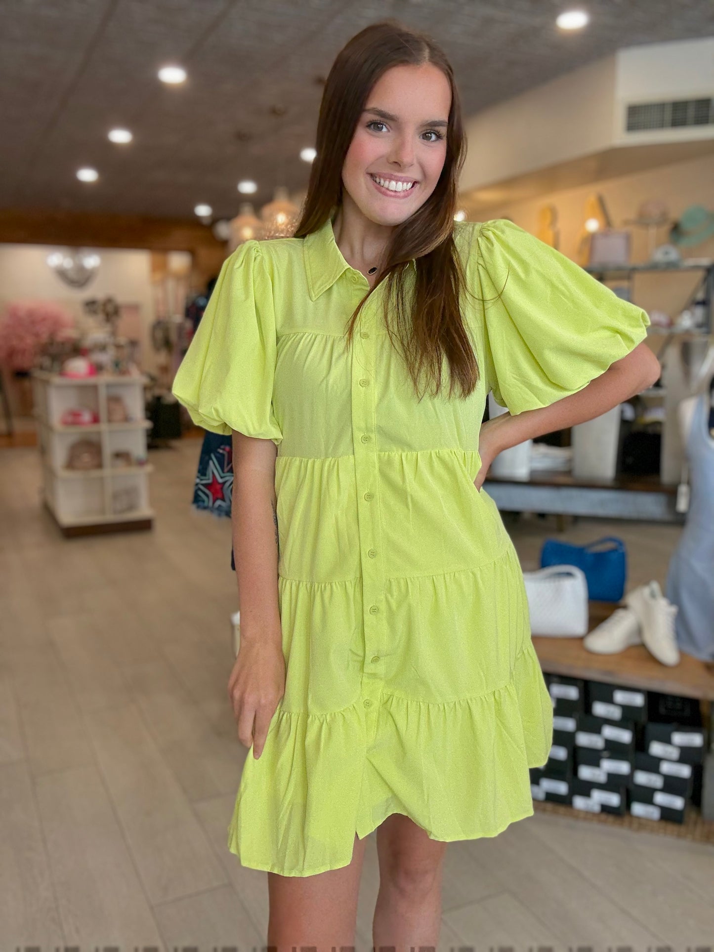 Lime After Lime Dress