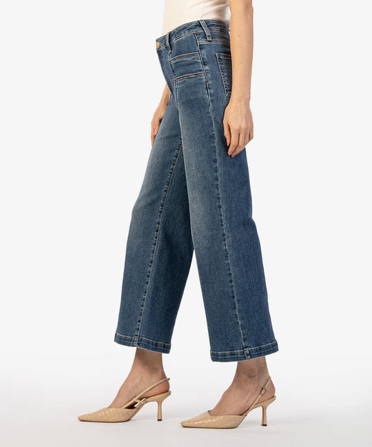 Meg High Rise Wide Leg Jean (Exceeded Wash)