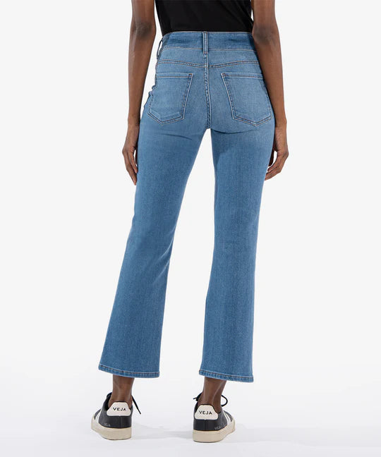 Kelsey High Rise Ankle Flare Jean (Quality Wash)