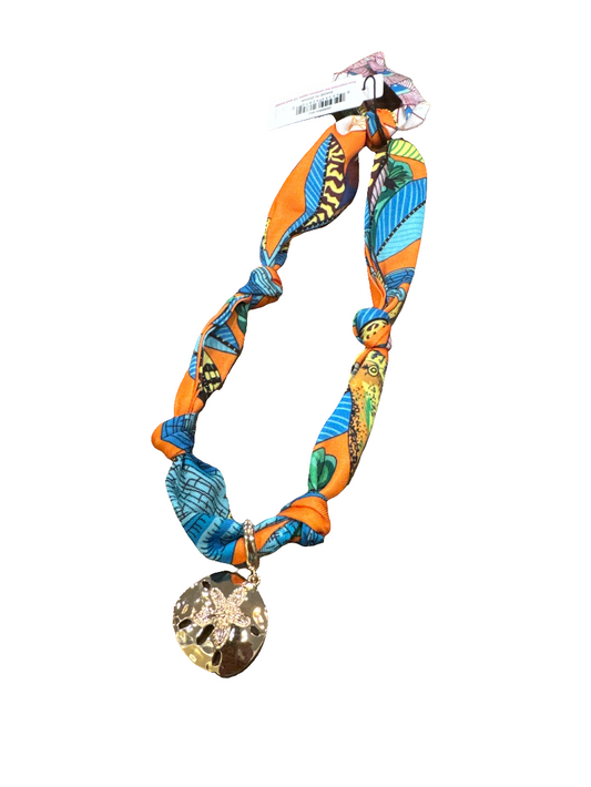 Sand Dollar Scarf Necklace