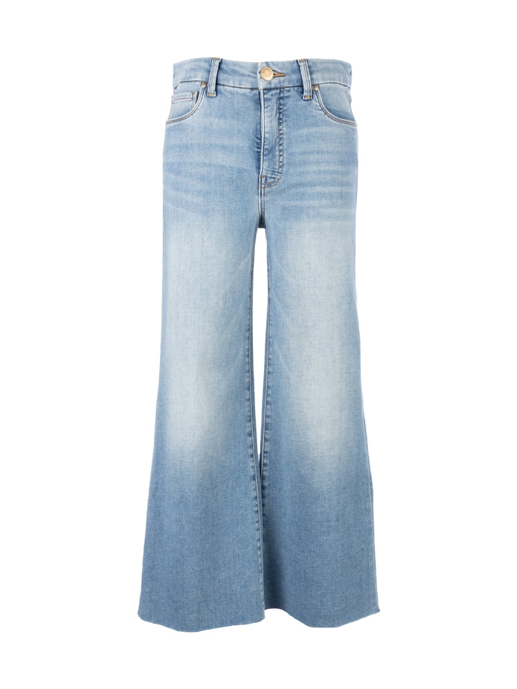 Meg High Rise Ankle Wide Leg Jeans (Romantic Wash)