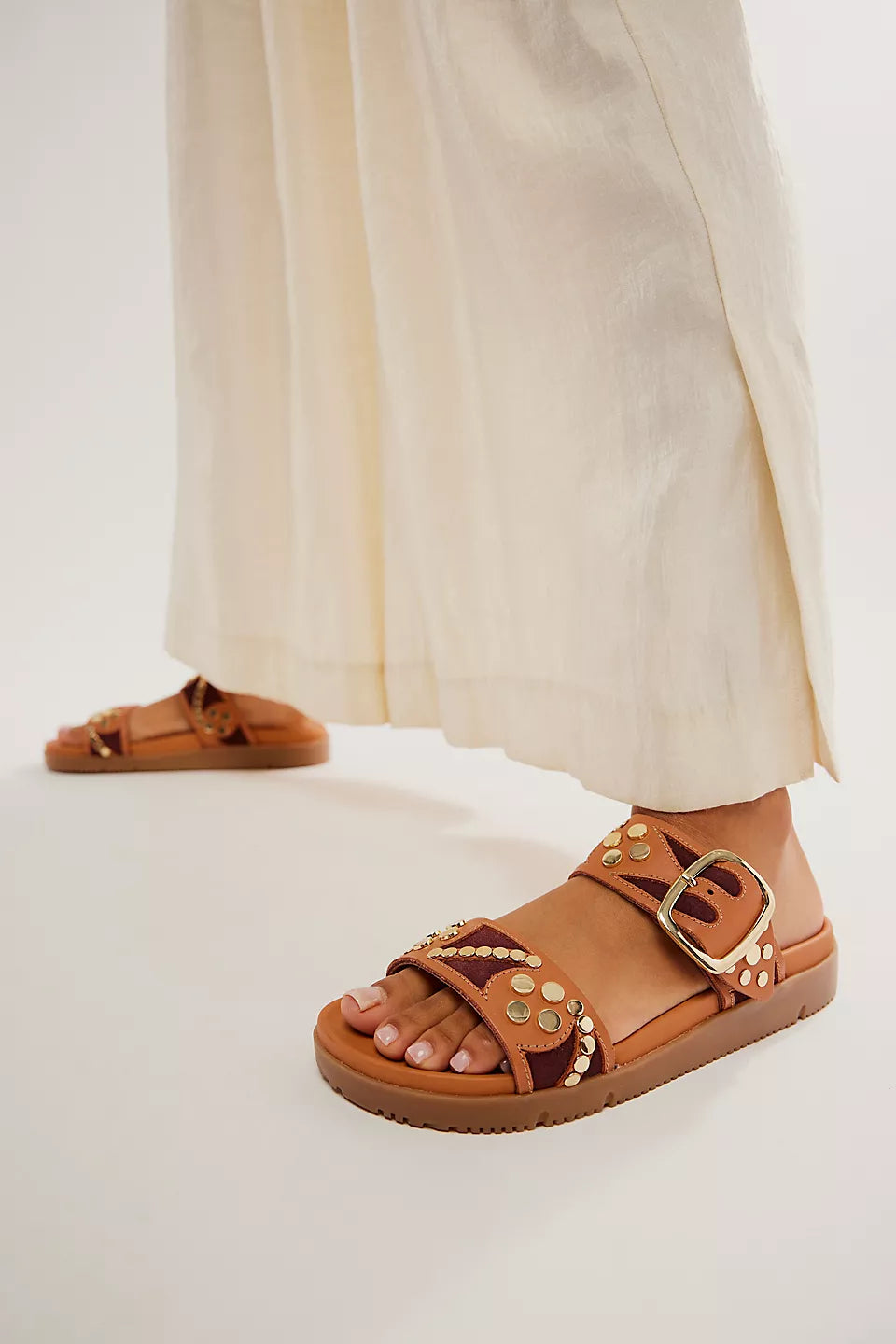 Vachetta Reverly Studded Sandal