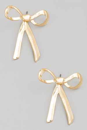 Classy Glamour Bow Earring