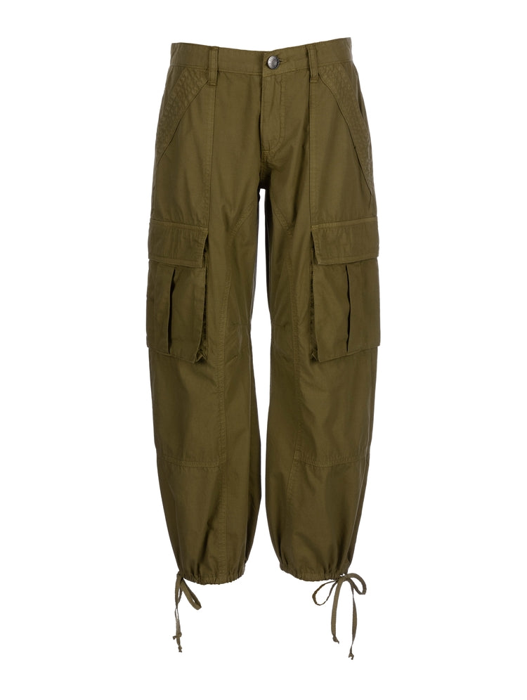 Erika Mid Rise Utility Pant (Olive)