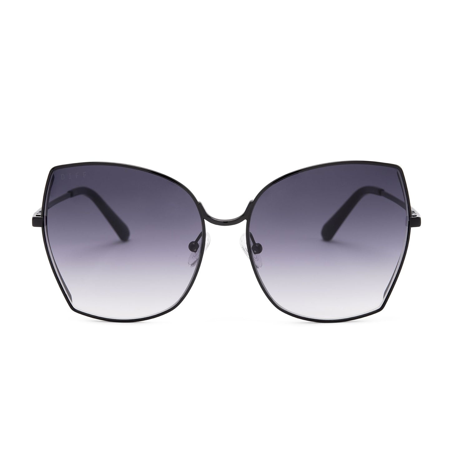 Donna Black+Grey Gradient Lens Sunglasses