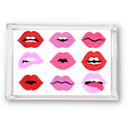 PUCKER UP SMALL TRAY