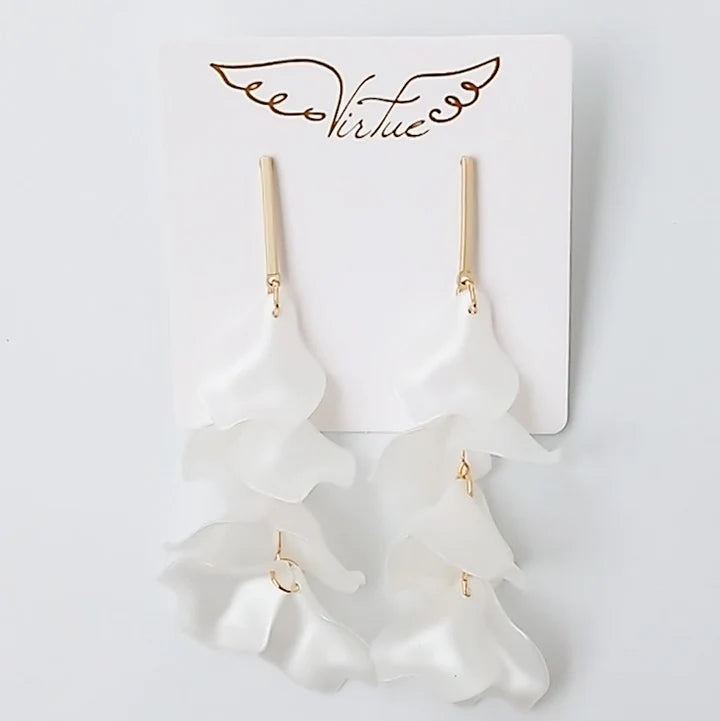 THE HYACINTH PETAL EARRINGS