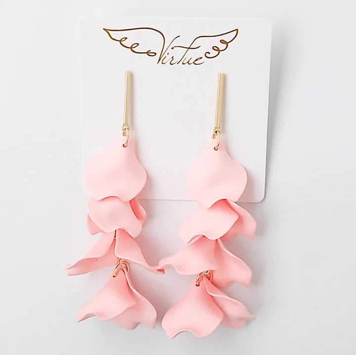 THE HYACINTH PETAL EARRINGS