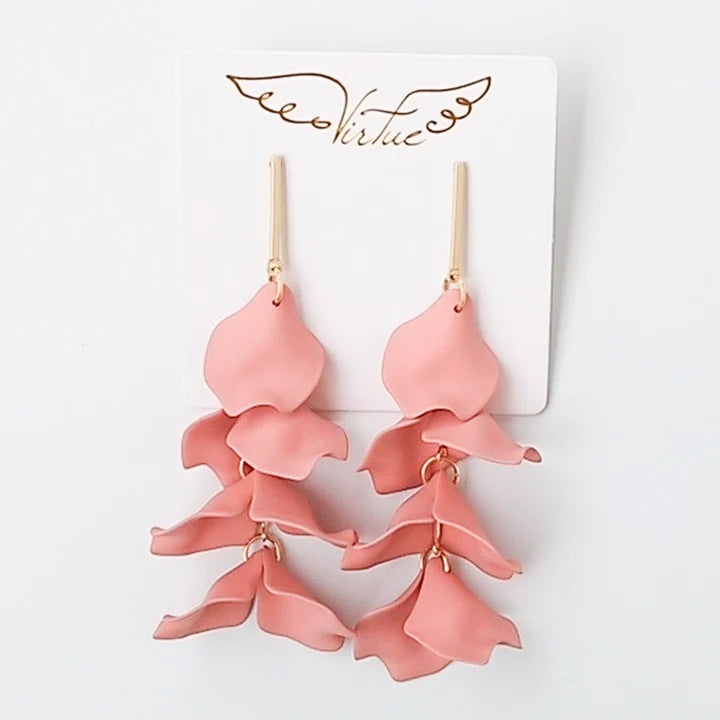 THE HYACINTH PETAL EARRINGS