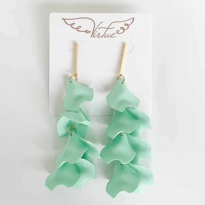 THE HYACINTH PETAL EARRINGS